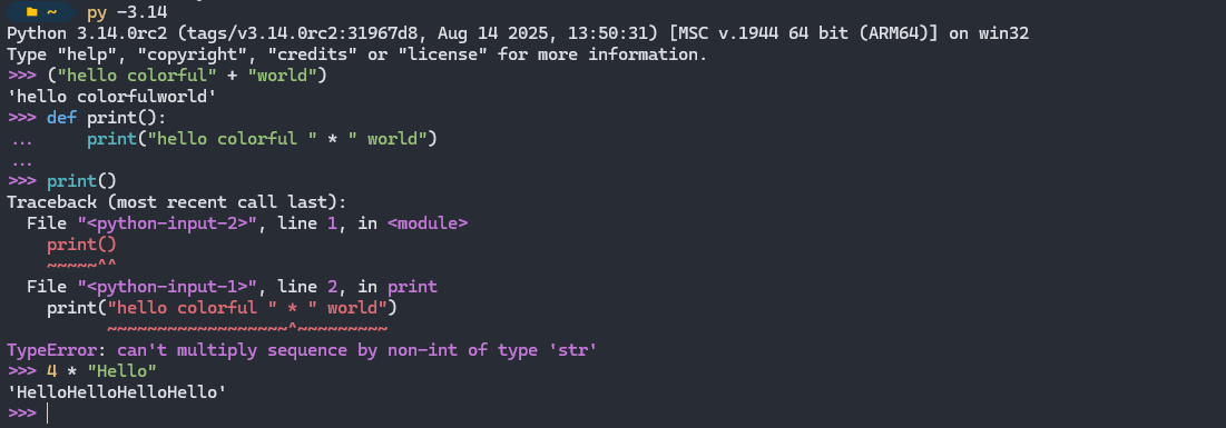 Colorful REPL